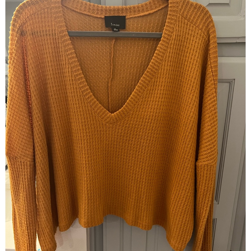 Waffle Knit Top